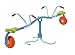 TP Toys Spiro Spin Teeter Totter - Bounces and Spins 360 Degrees, Blue/Green
