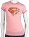 Superman Women's Distressed Logo Screen Tee