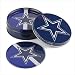 Sporting Goods : TIN COASTER SET - DALLAS COWBOYS