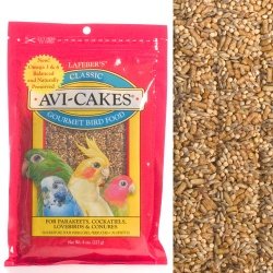 Lafeber's Avi-Cakes - Parakeets, Cockatiels, LoveBirds(8oz) by Lafeber