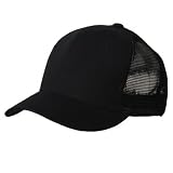 41dcQXj1BFL. SL160  Cotton Mesh Cap / Black