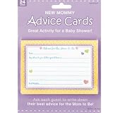 New Mommy Advice Cards 24ct