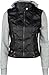FULL TILT Fleece/Faux Leather Womens Hooded Jacket