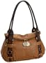 Tignanello Soft Touch Colorblock Flap Satchel