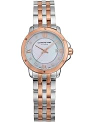 Raymond Weil Tango Mother of Pearl Diamond Dial Two Tone Stainless Steel Ladies Watch 5391-SP5-00995