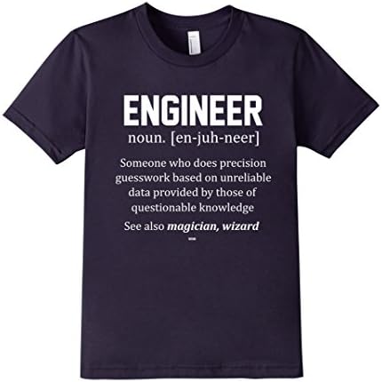 Kids Funny Engineer Meaning Shirt - Engineer Definition T-shirt 12 Navy