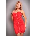 zipper dress Seductive bandeau