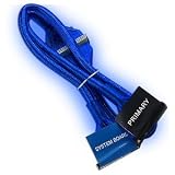 Mad Dog Multimedia Techie Toyz MD-UV36-AD-BK 36" UDMA/133 40-Pin Round UV Reactive IDE Cable (Black)