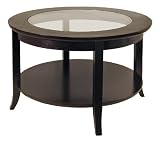 41dcYh3fMnL. SL160  Genoa Coffee Table, Glass inset and shelf