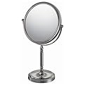 Mirror Image chrome Vanity Mirror, Recessed Base 10X/1X - 7 3/4'