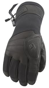 Black Diamond Patrol Skiing Gloves, Black, Small
