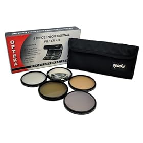 Opteka High Definition² Professional 5 Piece Filter Kit includes UV, CPL, FL, ND4 and 10x Macro Lens For Fuji FinePix S700 Digital Camera