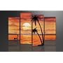 Bild auf Leinwand FineArts 130 x 80 cm 4 Teile Modell-Nr. XXL 6149 Bilder fertig gerahmt mit Keilrahmen riesig. Ausf�hrung Kunstdruck als Wandbild mit Rahmen. G�nstiger als �lbild Gem�lde Poster Plakat mit Bilderrahmen