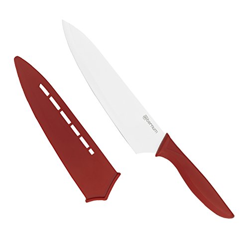Bialetti Aeternum Red 7090 Ceramic Chef Knife 8-inch