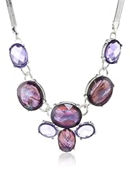 Napier "Gradient Shadows" Multi-Purple Frontal Pendant Necklace, 19"