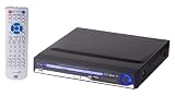 muvid DVD 180 XviD DVD-Player (CD-MP3 Converter, USB) schwarz/ silber - 