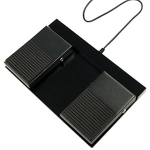 サイズ USBダブルフットスイッチ2 静音タイプフットスイッチ USB-2FS-2