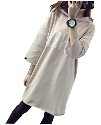 【PALERO・パレロ】 選べる４色 ロング丈 ロング 七分丈 シャツ ゆったり トップス レディース レディーズ ガールズ ナチュラル パーカー フード ワンピース ワンピ