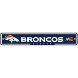 Denver Broncos Plastic Street Sign "Broncos Drive"