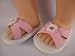 A Cool Pair of Pink Sandals for the 18 Inch Doll Made for the American Girl Doll