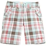 Roxy Heads Up Plaid Short - Little Girls'