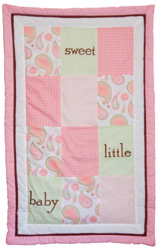 Pam Grace Creations Portable Crib Bedding, Paisley