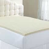Brylane Home Cool Night Ventilated Topper With Cover (WHITE,QUEEN)