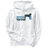Hoodie Mens White  FRIENDS FUR - EVER - Mastiff  Dogs