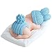 Wocuz WZ0984 Sleeping Baby Candy Making Mold Fondant Mold Silicone Mold for Baby Shower Party Birthday Party Cake Decoration