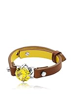 Dyrberg/Kern Pulsera Anatola (Plateado / Amarillo)