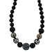 Black Chunky Bead Necklace