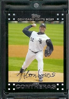 2007 Topps Limited Edition Bobby Jenks Chicago White Sox Baseball Card #CHW13 - Mint Condition - In Protective Display Case!