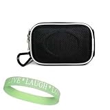 Black Nylon Slim Carrying Case For Kodak Digital Camera Models: Kodak EasyShare C530 EasyShare c533 EasyShare C643EasyShare v570 EasyShare v530 EasyShare v550 EasyShare C763 EasyShare V705 + Live*Laugh*Love Wristband FREE!!!