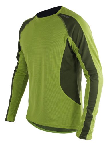 Polaris Bamboo Tec Base Layer Lime Green Large