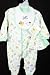 Tuti Fruiti New Fall/Winter Infant Baby Boys 3 Pc. Light Green Animals Footie Set with Bib