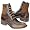 Brown Leather/Canvas