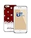 iPhone 6S Case (2015 Model),iPhone 6 Cover (2014 Model) UKASE Let It Snow - White Snowflakes Red Background for Apple Phone 6 6S (4.7 inch Screen)