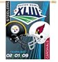 Pittsburgh STEELERS vs Arizona CARDINALS Super Bowl XLIII 43 Dueling FLAG Banner