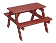 Little Colorado Child's Picnic Table- Red