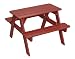 Little Colorado Child's Picnic Table- Red