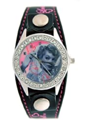 Lucille Ball Embridled Leather Bracelet Watch Boxed Set LB-W36AS
