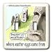 Londons Times Miscellaneous Funny Cartoons - Easter Island Fertile Soil - Light Switch Covers - double toggle switch