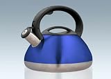 Creative Home Sphere 3 Qt Stainless Steel Whistling Tea Kettle - Blue