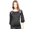 The Olian Banded Bottom Embellished Shoulder Top