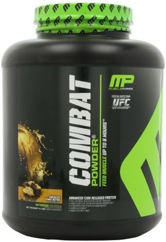 Muscle Pharm Combat Protein Powder Chocolate Peanut Butter 1.8Kg by TROFP