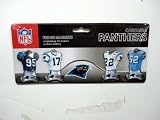 NFL Carolina Panthers 4-Pack Uniform Magnet Set