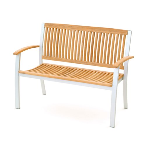 Gartenbank Teak Teakbank 150cm Bank Sitzbank 3-Sitzer