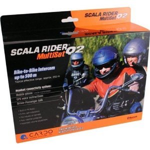Cardo Scala Rider Q2 Multi Twinpack Bluetooth Helmet Motorcycle Handsfree Systems