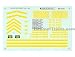 Microscale N Scale Diesel Decal Set - Rutland 1956-64 (Yellow Lettering & Stripes)