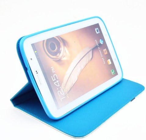 Vandot Tablet Accessory Set Other 4IN1 For Samsung Galaxy tab 3 7.0 T211 T210 P3200 Android Tablet 1x Owl Night Owl Premium Leather Smart Cover Leather Protector Case + 2 x Screen Guard Protector Screen Protector + 1x Stylus pen touch screen stylus pen imitation leather Synthetic Artificial Leather Case Skin Smart Cover cover protective Slim thin silicone Case TPU Bumper Case Shell Shell with stand stand - Blue White Green Book Briefcase polka dots polka dots tree cartoon cartoon